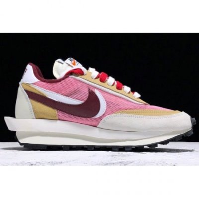 Nike Lvd Waffle Daybreak Swoosh Pembe / Kırmızı Spor Ayakkabı Türkiye - 4OT0R6O1